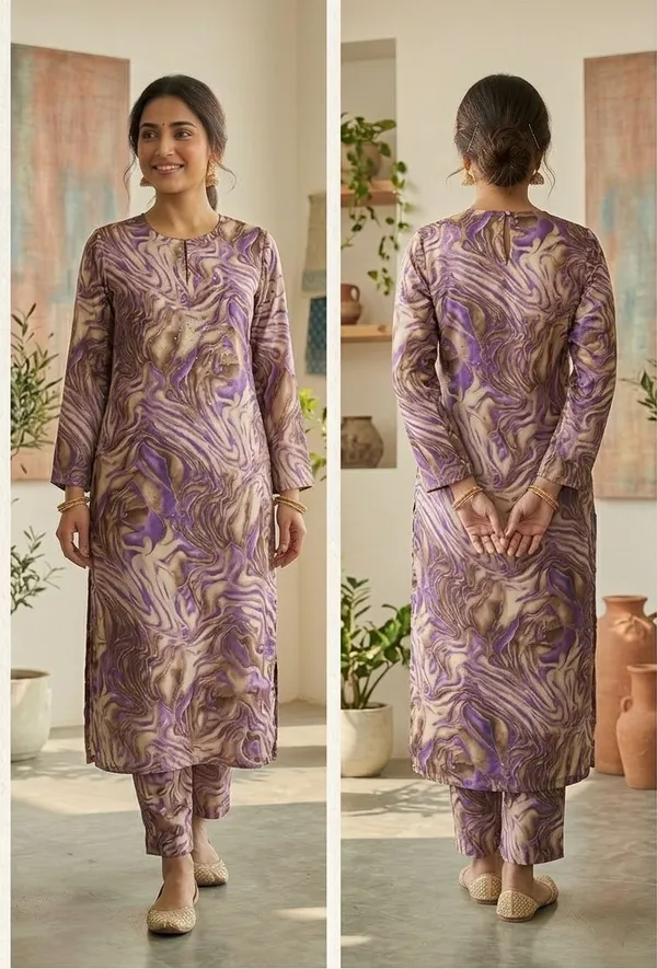 Women_Solid_Front_Slit_Kurta_(Purple)