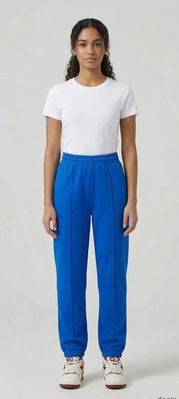 Solid_Women_Blue_Track_Pants