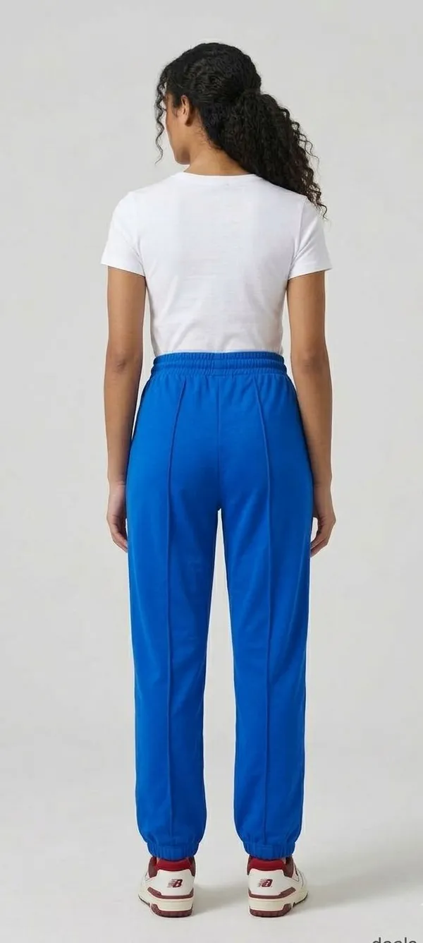 Solid_Women_Blue_Track_Pants