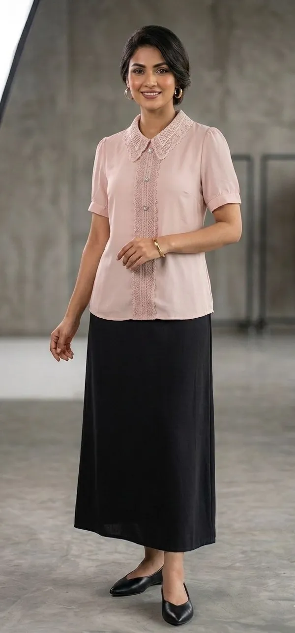 Formal_Color_Block_Women_Top