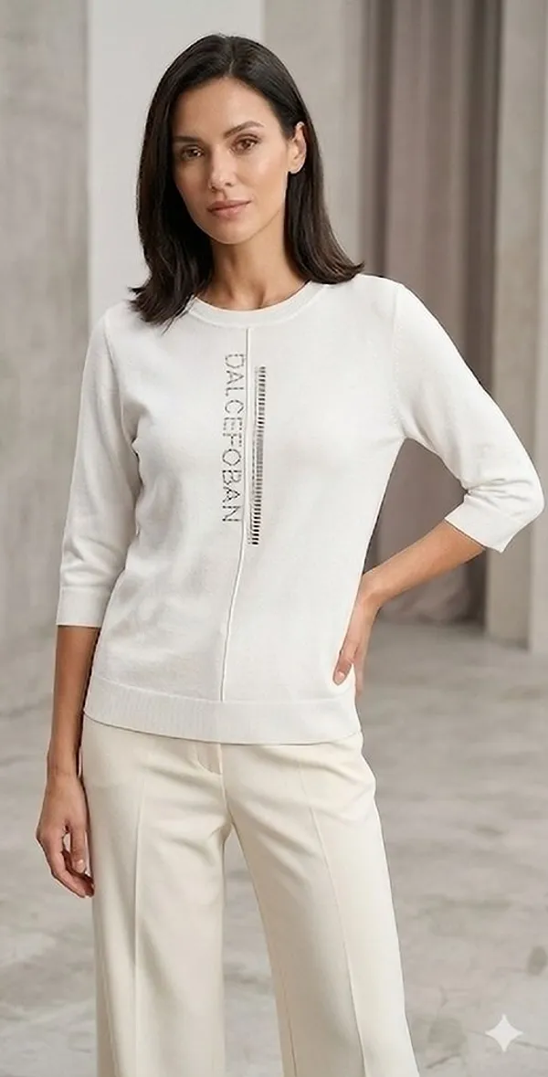 Party_Embroidered,_Color_Block_Women_White_Top