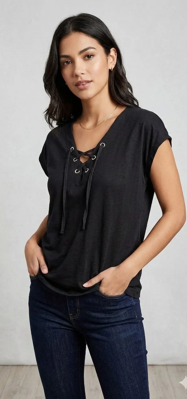 Formal_Color_Block_Women_Black_Top