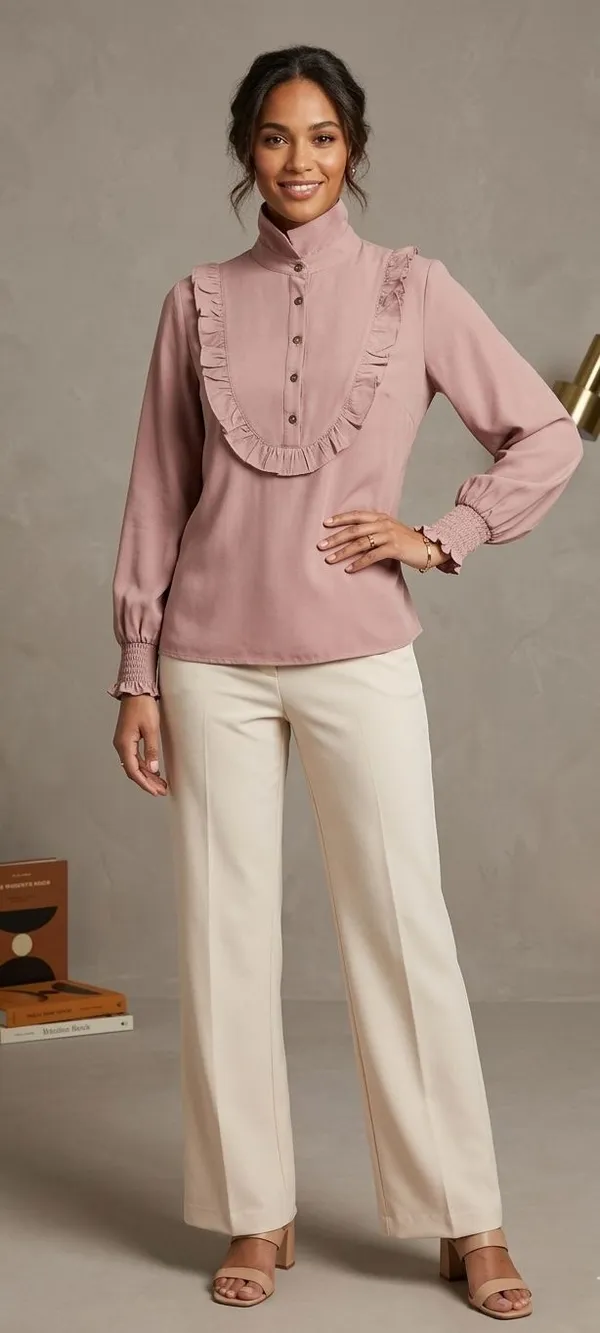 Formal_Color_Block_Women_Top