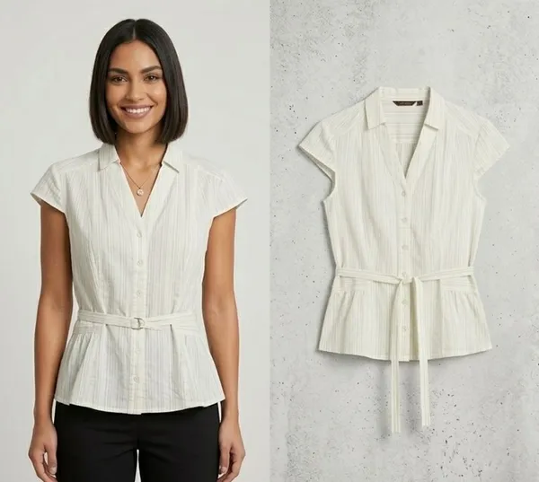 Formal_Solid_Women_White_Top