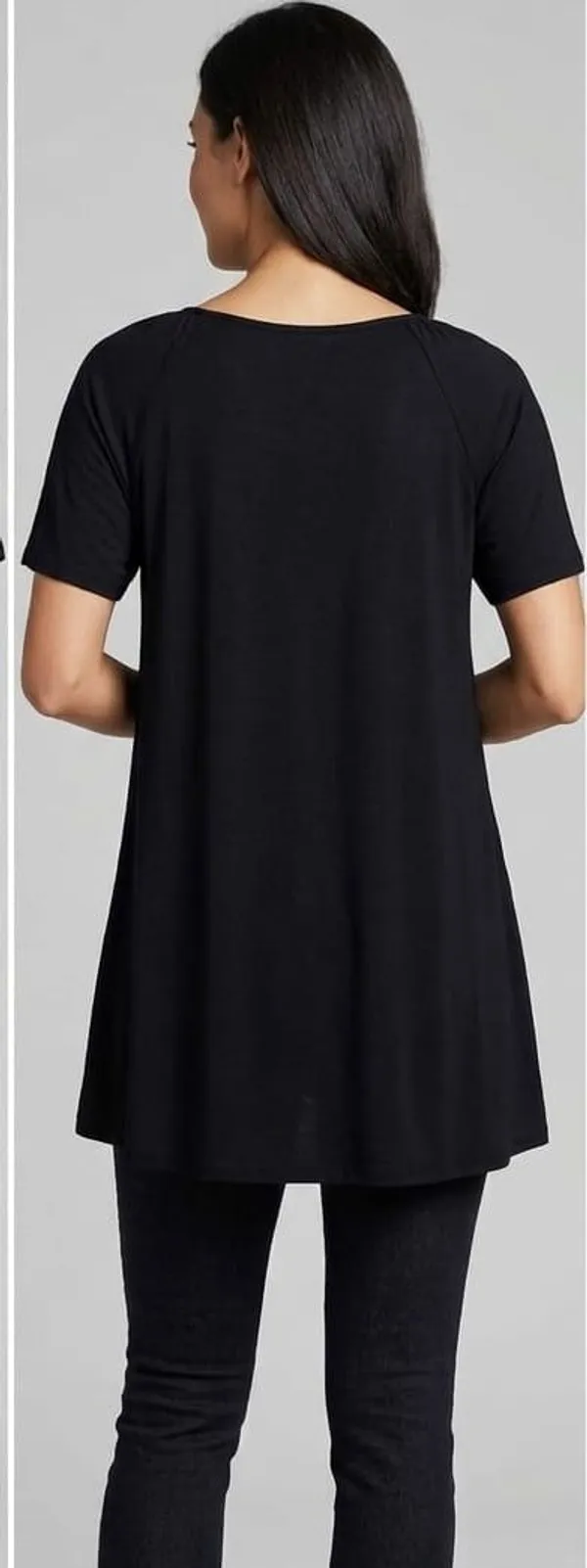 Casual_Color_Block_Women_Black_Top