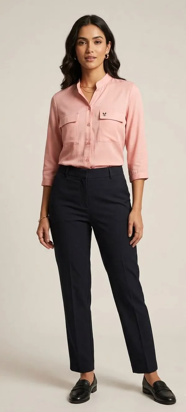 Formal_Solid_Women_Pink_Top