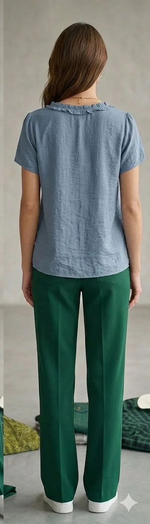 Formal_Color_Block_Women_Light_Blue_Top