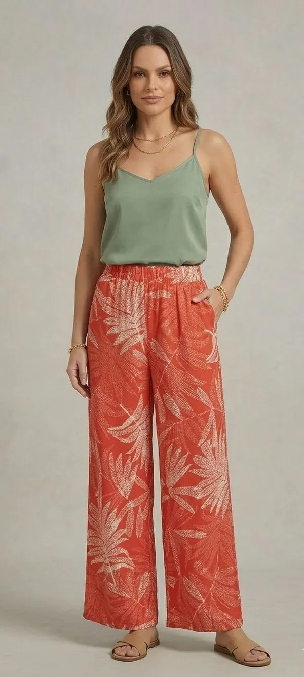 Comfort_Fit,_Regular_Fit_Women_Red_Trousers
