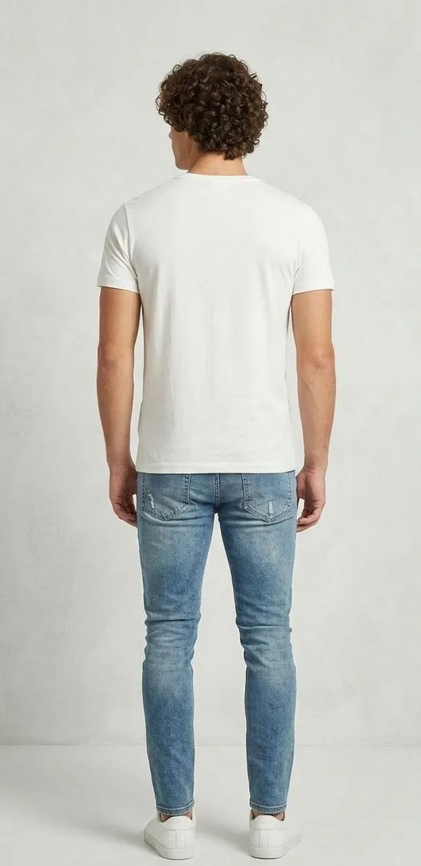 Self_Design_Couple_Round_Neck_White_T-Shirt