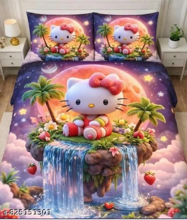 Hello_Kitty_Tropical_Sunset_Digital_Print_Bedding_Set