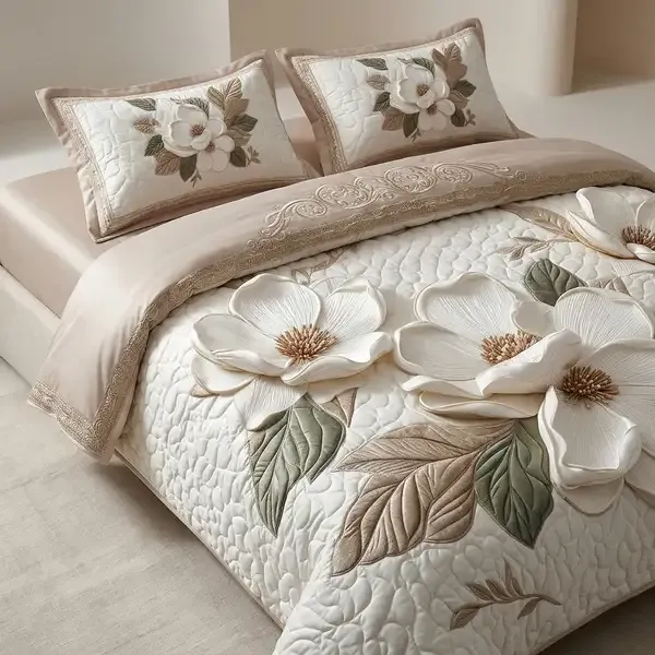 Multicolor_Glace_Cotton_Bedsheet_With_Pillow_Cover_For_Home