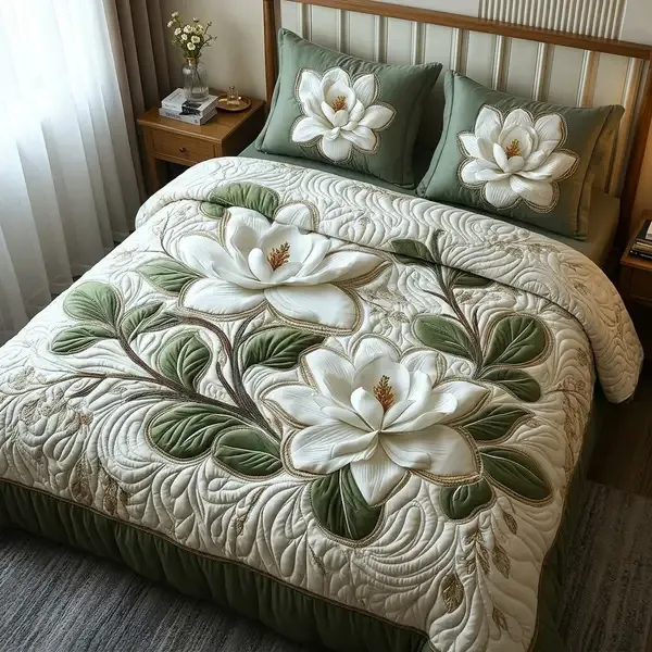 Multicolor_Glace_Cotton_Bedsheet_With_Pillow_Cover_For_Home