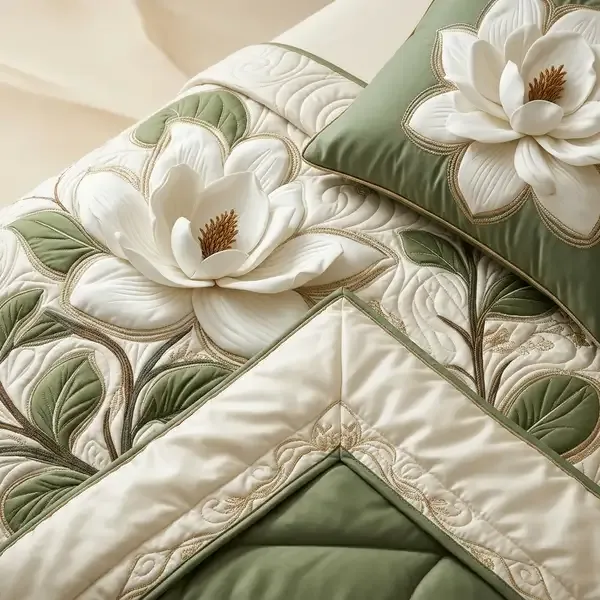 Multicolor_Glace_Cotton_Bedsheet_With_Pillow_Cover_For_Home