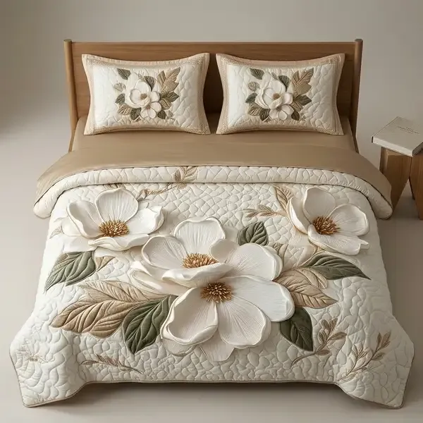 Multicolor_Glace_Cotton_Bedsheet_With_Pillow_Cover_For_Home