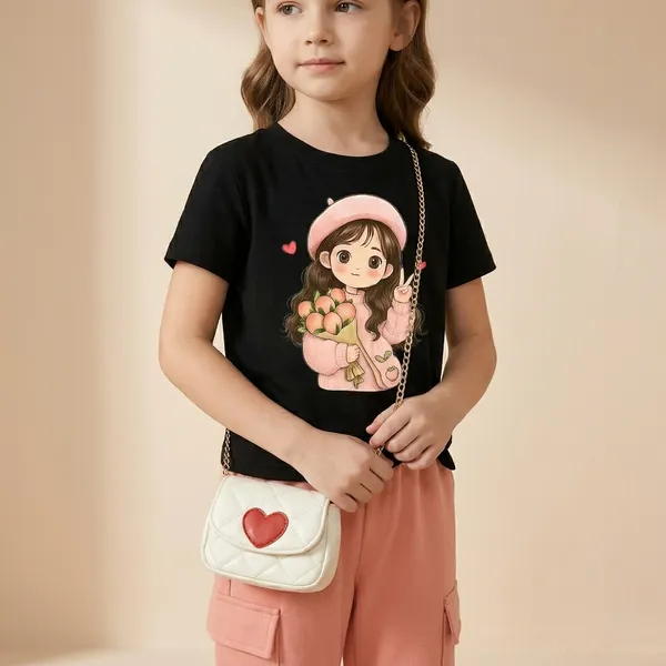 Black_And_Peach_Girl_Printed_Top_Bottom_Set_For_Baby_Girls