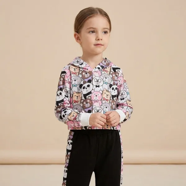 Multicolor_Panda_And_Cat_Printed_Digital_Top_Bottom_Set_For_Baby_Girls