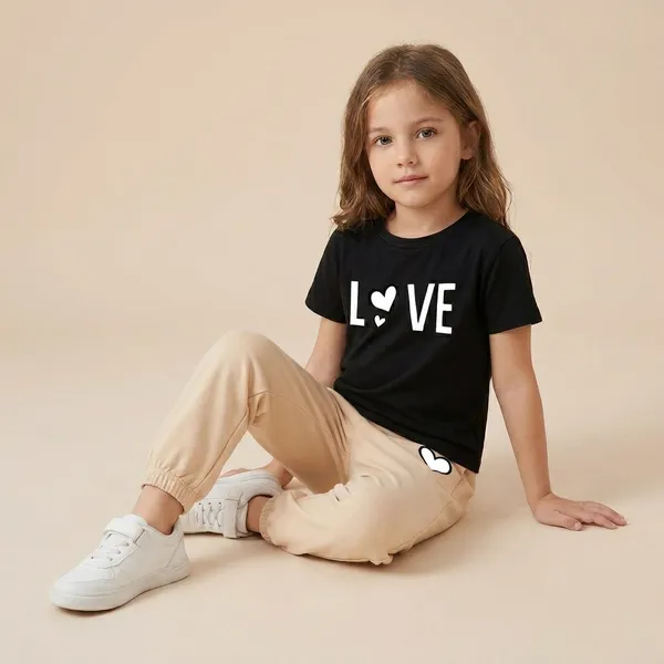 Black_And_Cream_Love_Printed_Top_Bottom_Set_For_Baby_Girls