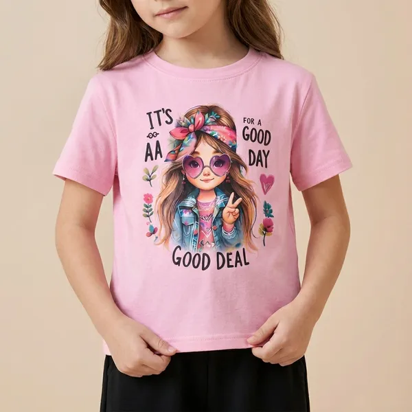 Pink_And_Black_Its_Good_Day_Printed_T-Shirt_And_Palazzo_For_Baby_Girl
