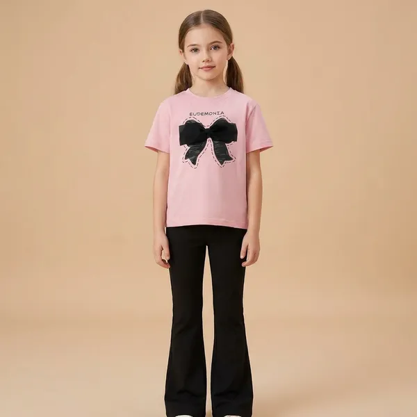 Pink_And_Black_Ribbon_Printed_Top_Bottom_Set_For_Baby_Girls