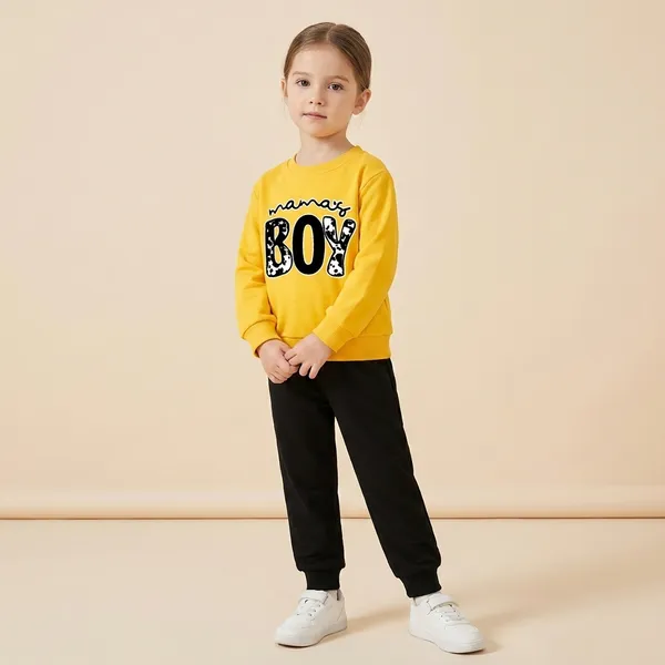 Yellow_And_Black_Mamas_Boy_Printed_Top_Bottom_Set_For_Baby_Girls
