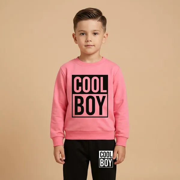 Dark_Pink_And_Black_Cool_Boy_Printed_Top_Bottom_Set_For_Boy