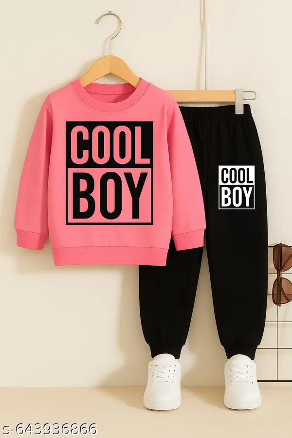 Dark_Pink_And_Black_Cool_Boy_Printed_Top_Bottom_Set_For_Boy