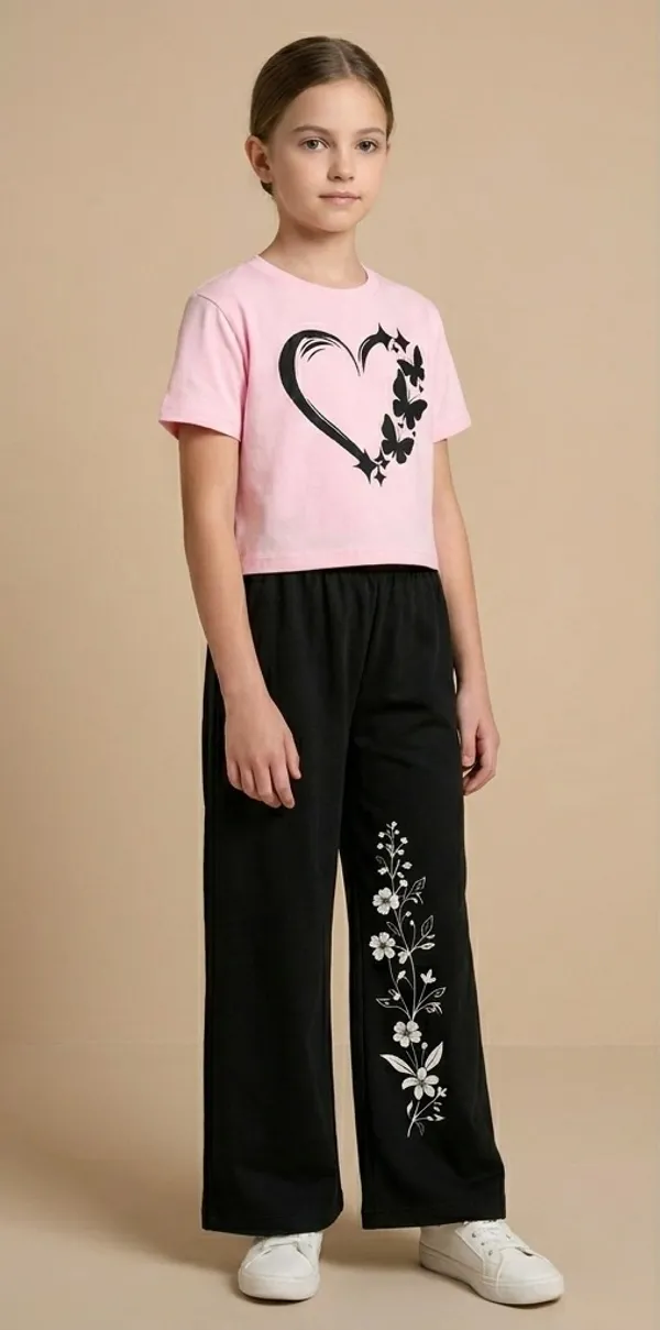 Pink_And_Black_Love_Printed_T-Shirt_And_Palazzo_For_Baby_Girl