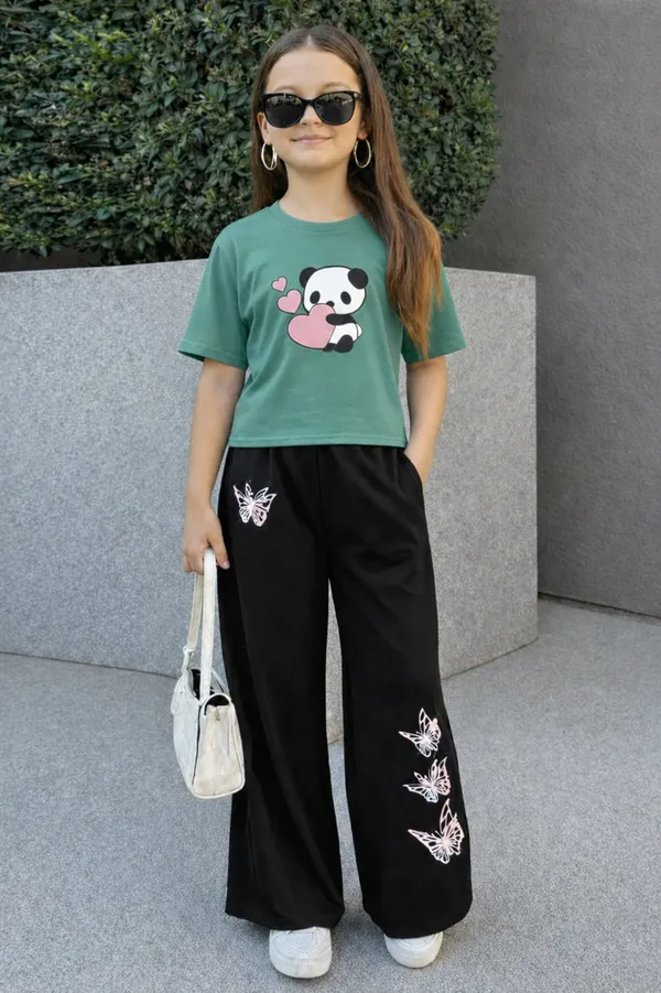 Pista_And_Black_3_Love_Panda_Printed_T-Shirt_And_Palazzo_For_Baby_Girl