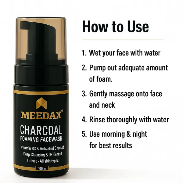 Meedax_Charcoal_Foaming_Face_Wash