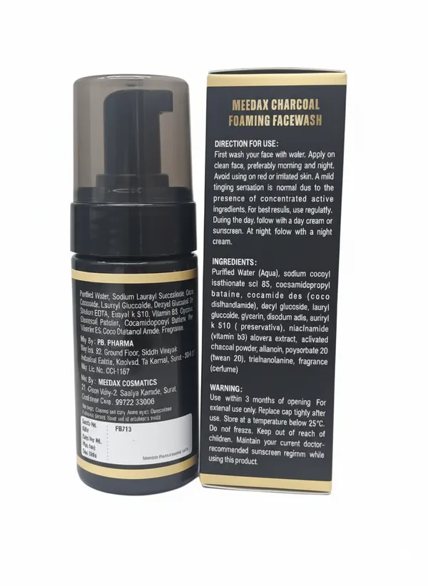Meedax_Charcoal_Foaming_Face_Wash