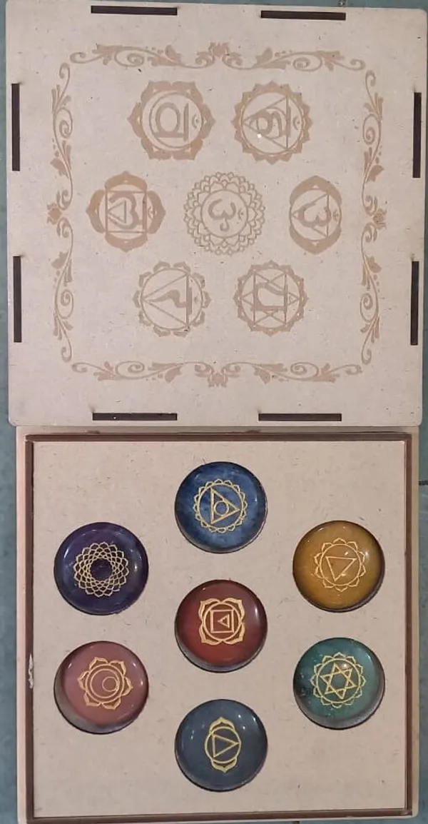 7_Chakra_Stones_With_Box_Oval_Shape