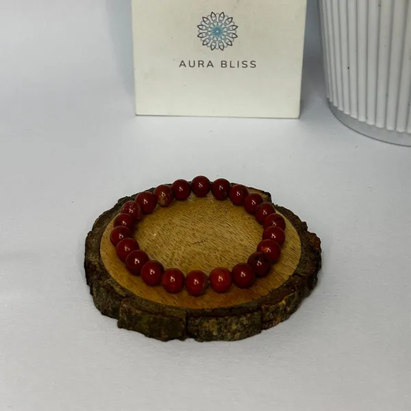 Crystal_Stone_Bracelet_For_Unisex_-_Red_Jasper