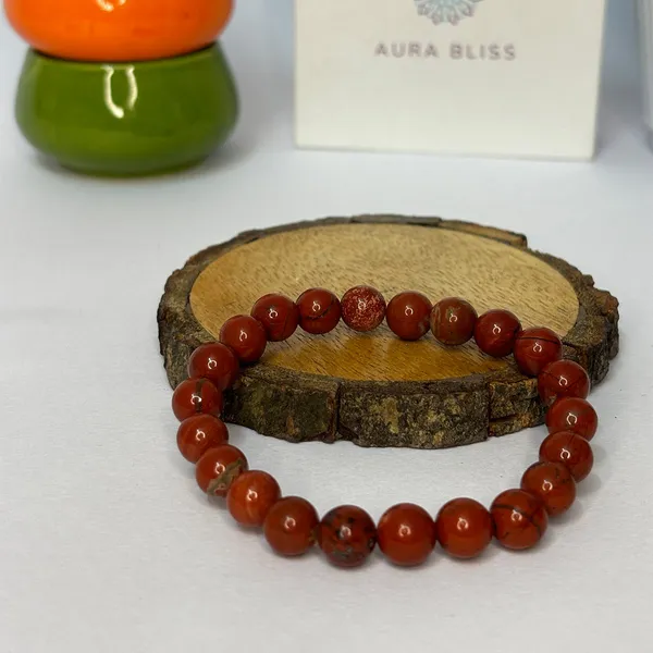 Crystal_Stone_Bracelet_For_Unisex_-_Red_Jasper