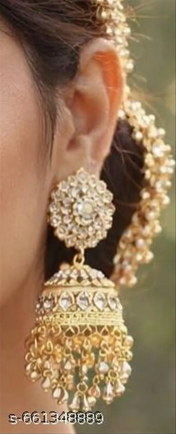 Gold_Premium_Traditional_Brass_Jhumka_For_Women