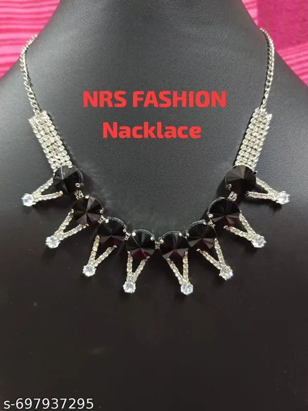 Black_Stone_Necklace_Set_For_Women_For_Women