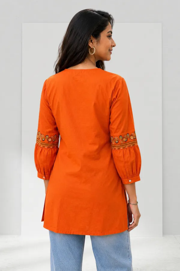 BBV_Couture_Women_Embroidered_Tunic_|_Floral_Embroidery_|_3/4_Sleeve_Long_Top_|_Casual_&_Daily_Wear_|_S-XXL
