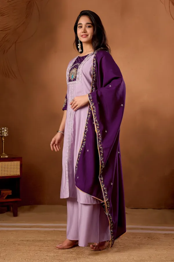 Roman_Silk_Anarkali_Petrol_Blue_Kurta_Palazzo_Set_with_Heavy_Embroidery_Dupatta_|_Fully_Stitched_Designer_Ethnic_Wear_for_Women