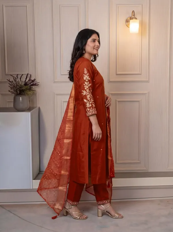 Women's_Cotton_Blend_Embroidered_Kurta_Pant_&_Dupatta_Set_|_Premium_Fabric_Ethnic_Wear