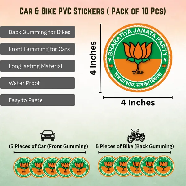 BJP-Hindi_Car_&_Bike_Sticker_(Pack_Of_10)