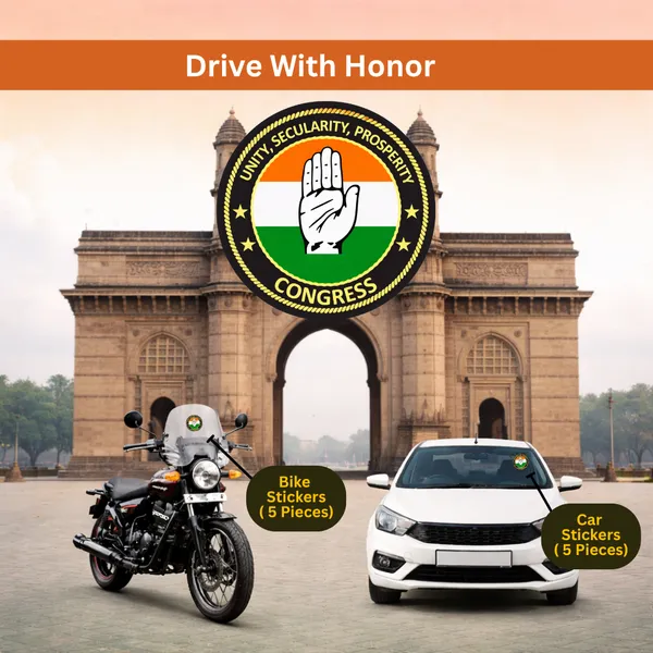Congress_Party_Car_&_Bike_Sticker_(Pack_Of_10)