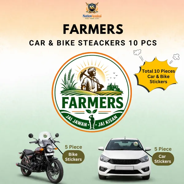 Farmers_Car_&_Bike_Sticker_(Pack_Of_10)