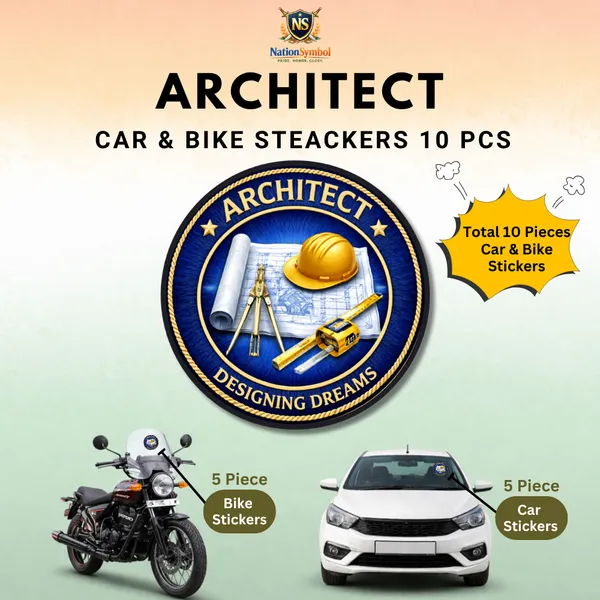 Architect-_White_Car_&_Bike_Sticker_(Pack_Of_10)