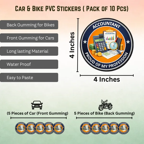 General_Accountant_Car_&_Bike_Sticker_(Pack_Of_10)