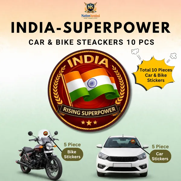India_Rising_Power_Car_&_Bike_Sticker_(Pack_Of_10)