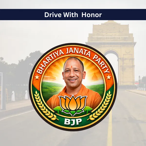 BJP_with_Yogi_Ji_Car_&_Bike_Sticker_(Pack_Of_10)