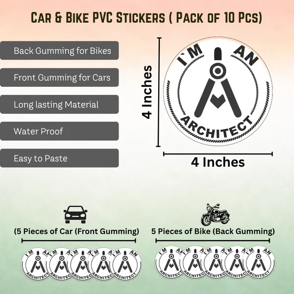 Architect-_White_Car_&_Bike_Sticker_(Pack_Of_10).