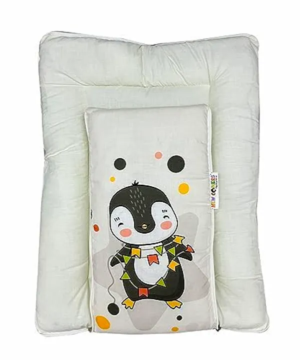 White_Pure_Cotton_Breathable_Sleeping_Bag_With_Smooth_Zipper_Carry_Nest_Bedding_For_Newborn_Baby