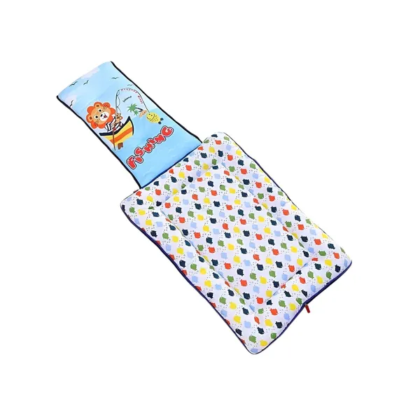 Blue_Pure_Cotton_Breathable_Sleeping_Bag_With_Smooth_Zipper_Carry_Nest_Bedding_For_Newborn_Baby