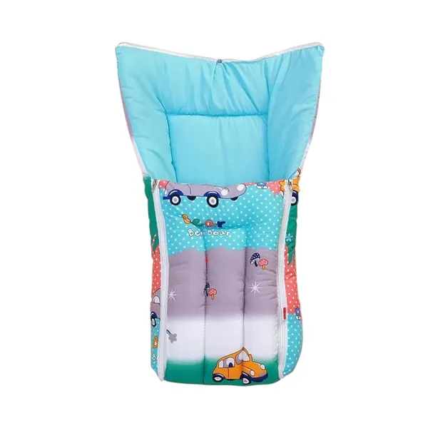 Blue_Pure_Cotton_Breathable_Sleeping_Bag_With_Smooth_Zipper_Carry_Nest_Bedding_For_Newborn_Baby