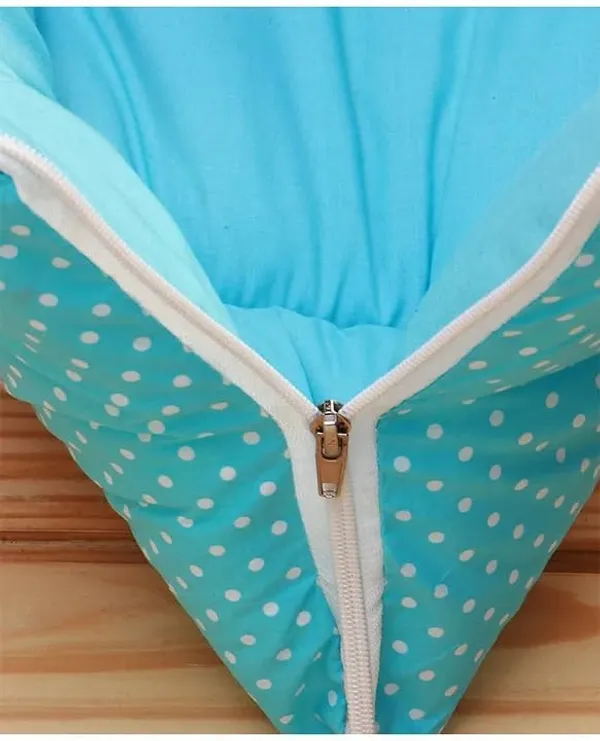 Blue_Pure_Cotton_Breathable_Sleeping_Bag_With_Smooth_Zipper_Carry_Nest_Bedding_For_Newborn_Baby